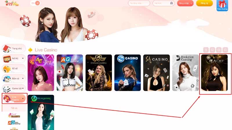 Allbet Casino - Sảnh Game Cực Hot Nay Đã Có Mặt Tại 777loc