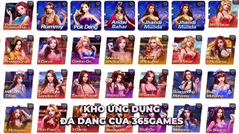 Game Bài 365Games - Sảnh Game Bài Siêu Chất Lượng